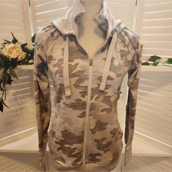 ATHLETA TRIUMPH HOODED ZIP UP SWEATSHIRT SIZE SMALL - Picture 2 of 9